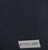 Kožené kabelka shopper bag Vittoria Gotti tmavo modrá V5701